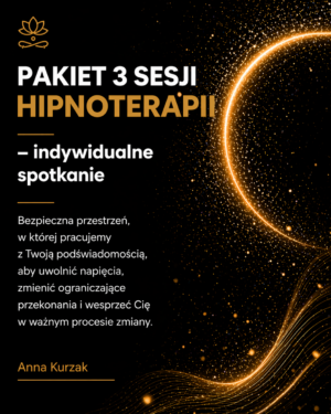Pakiet 3 sesji indywidualnych hipnoterapii