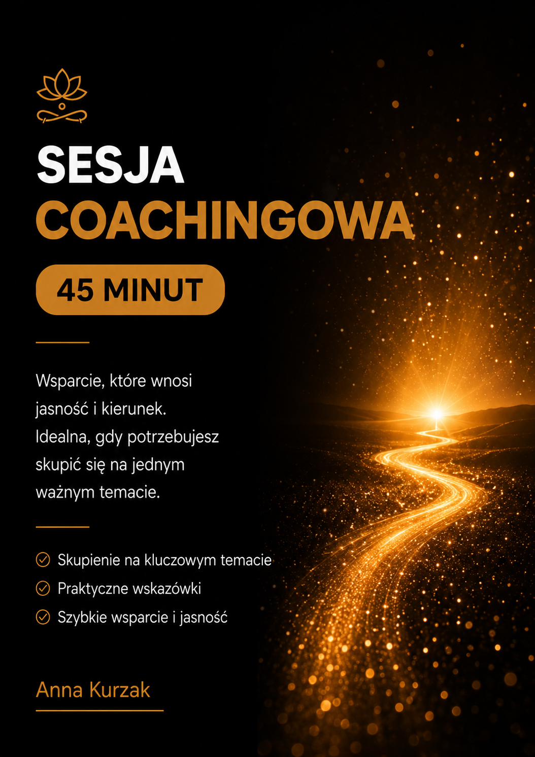 Sesja coachingowa 45 minut